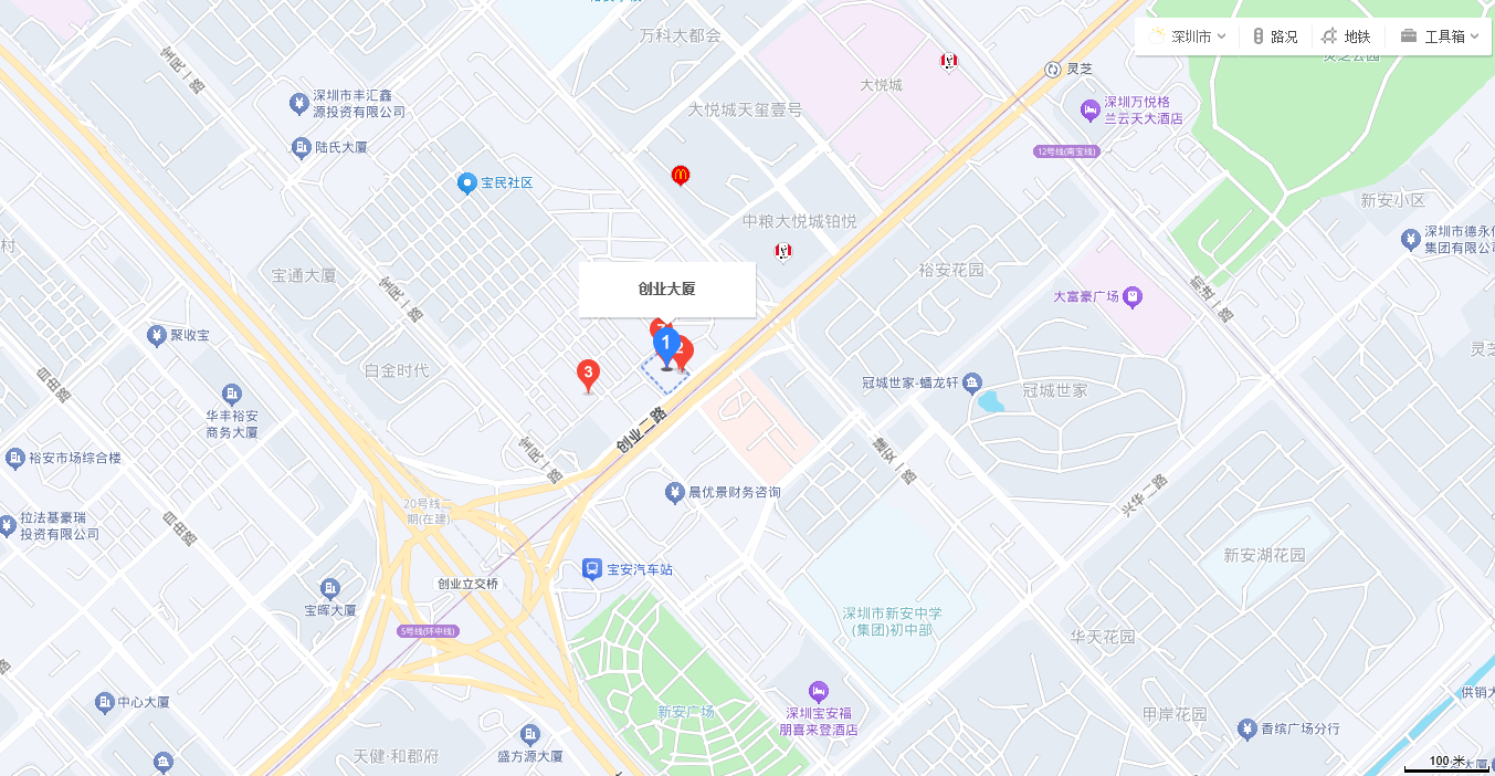 公司位置地图